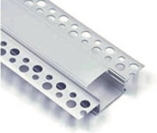 سكة بروفايل شبك سلفر عرض 2.4 ارتفاع 0.98